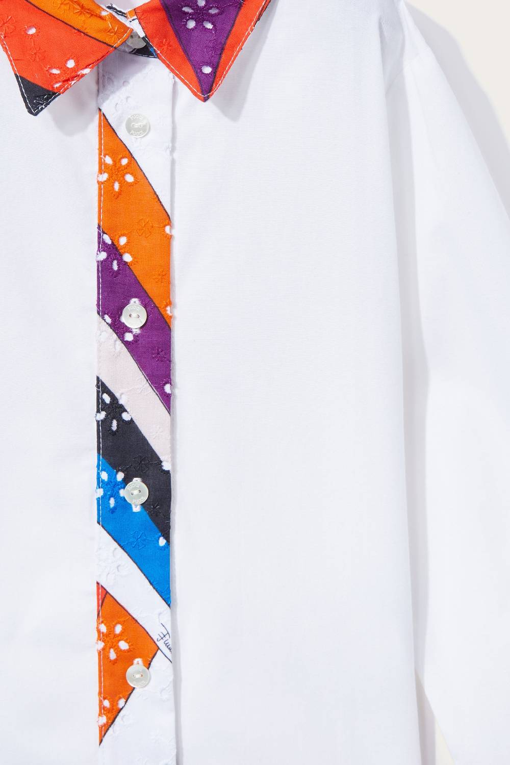 Pucci Camicia Con Inserti Iride