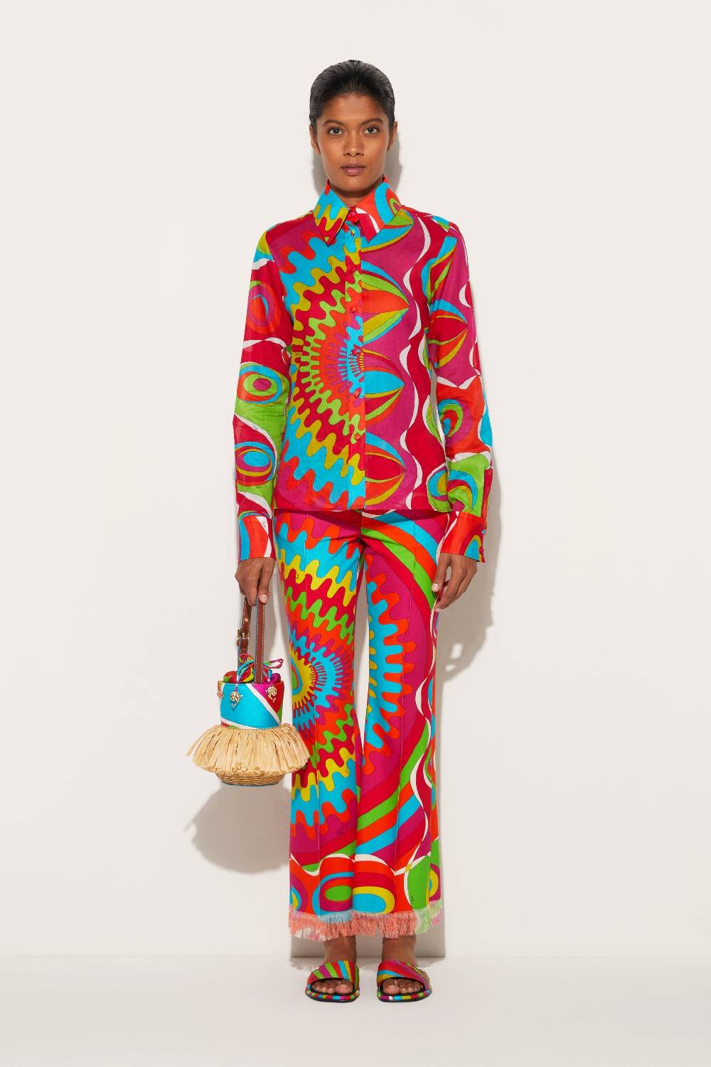 Pucci Camicia Con Stampa Bersaglio