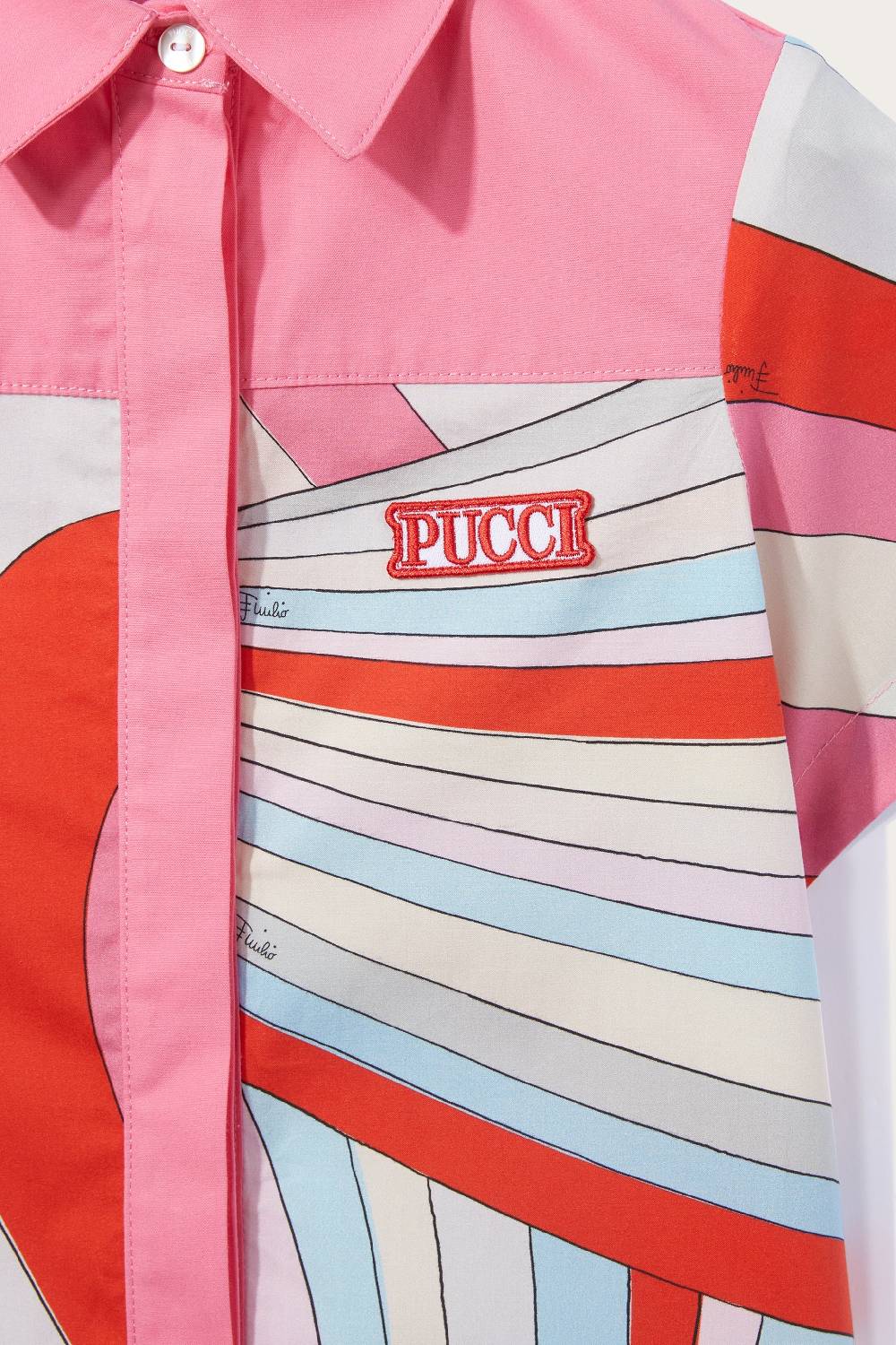 Pucci Camicia Con Stampa Iride