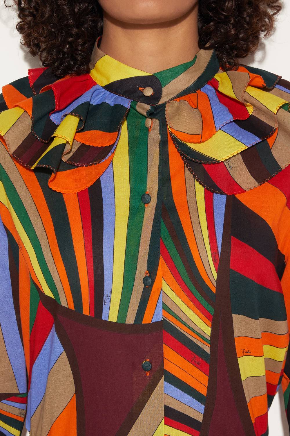 Pucci Camicia Con Stampa Iride