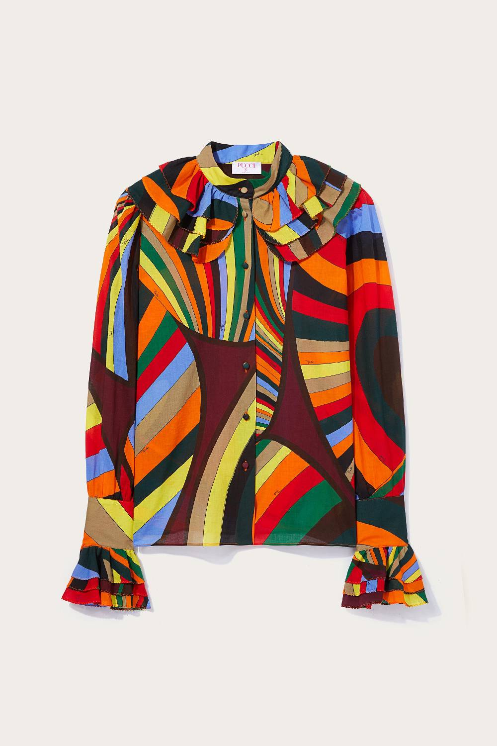 Pucci Camicia con stampa Iride