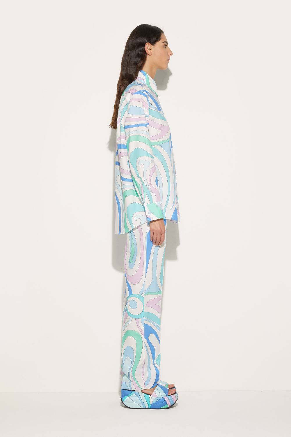 Pucci Camicia Con Stampa Marmo