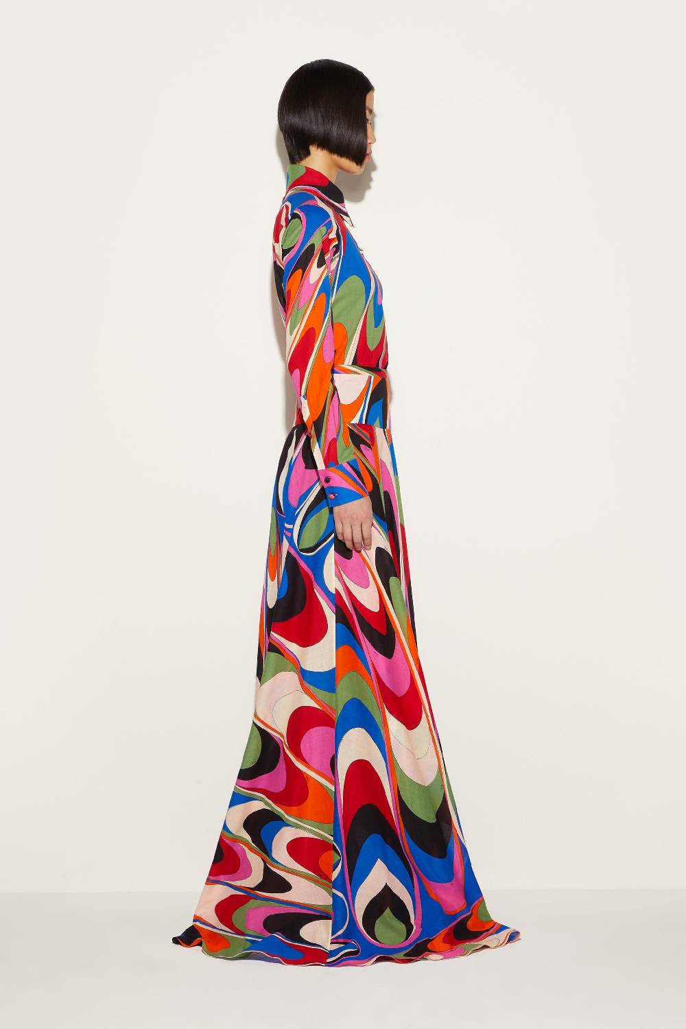 Pucci Camicia Con Stampa Onde