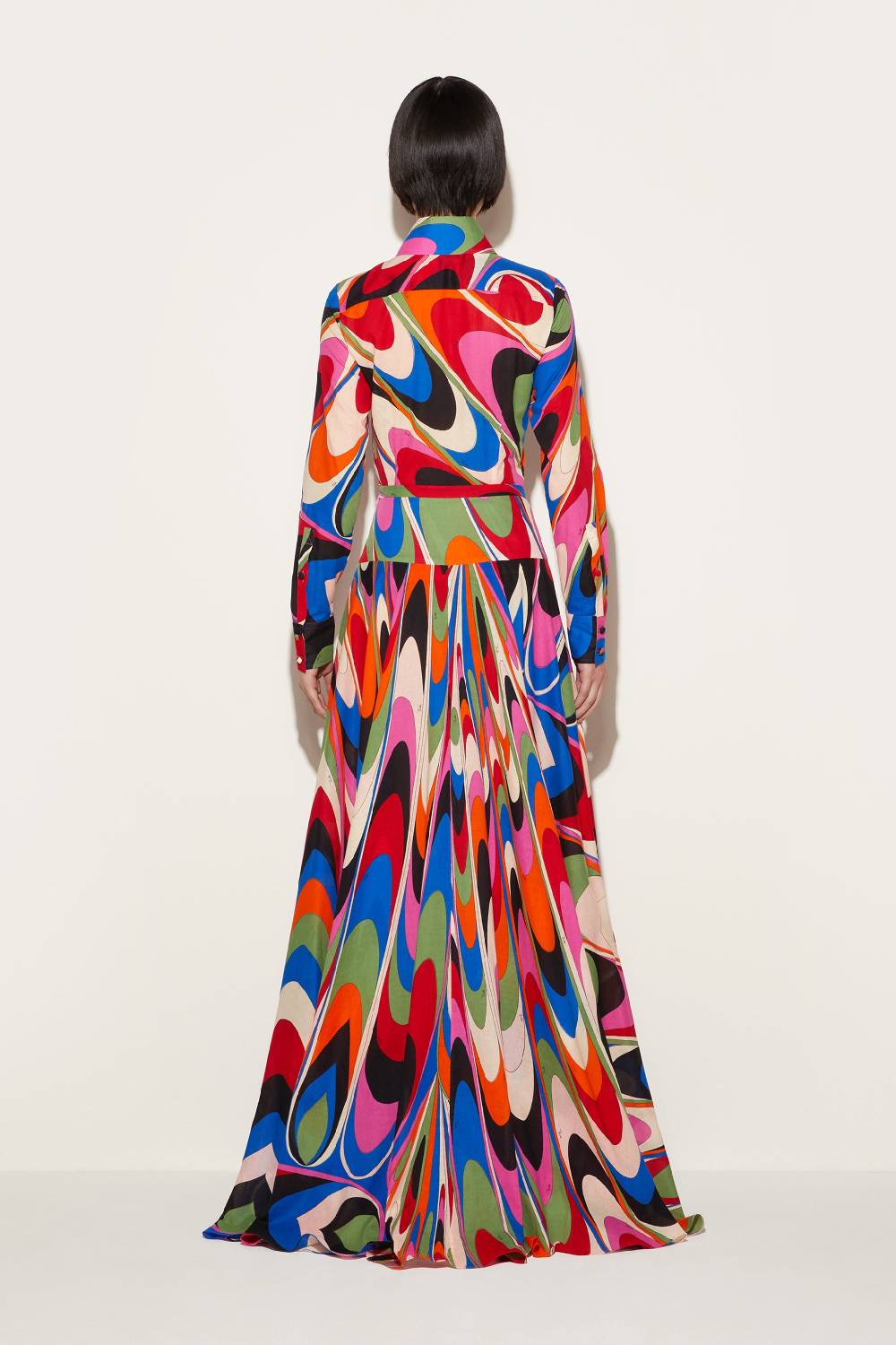 Pucci Camicia Con Stampa Onde