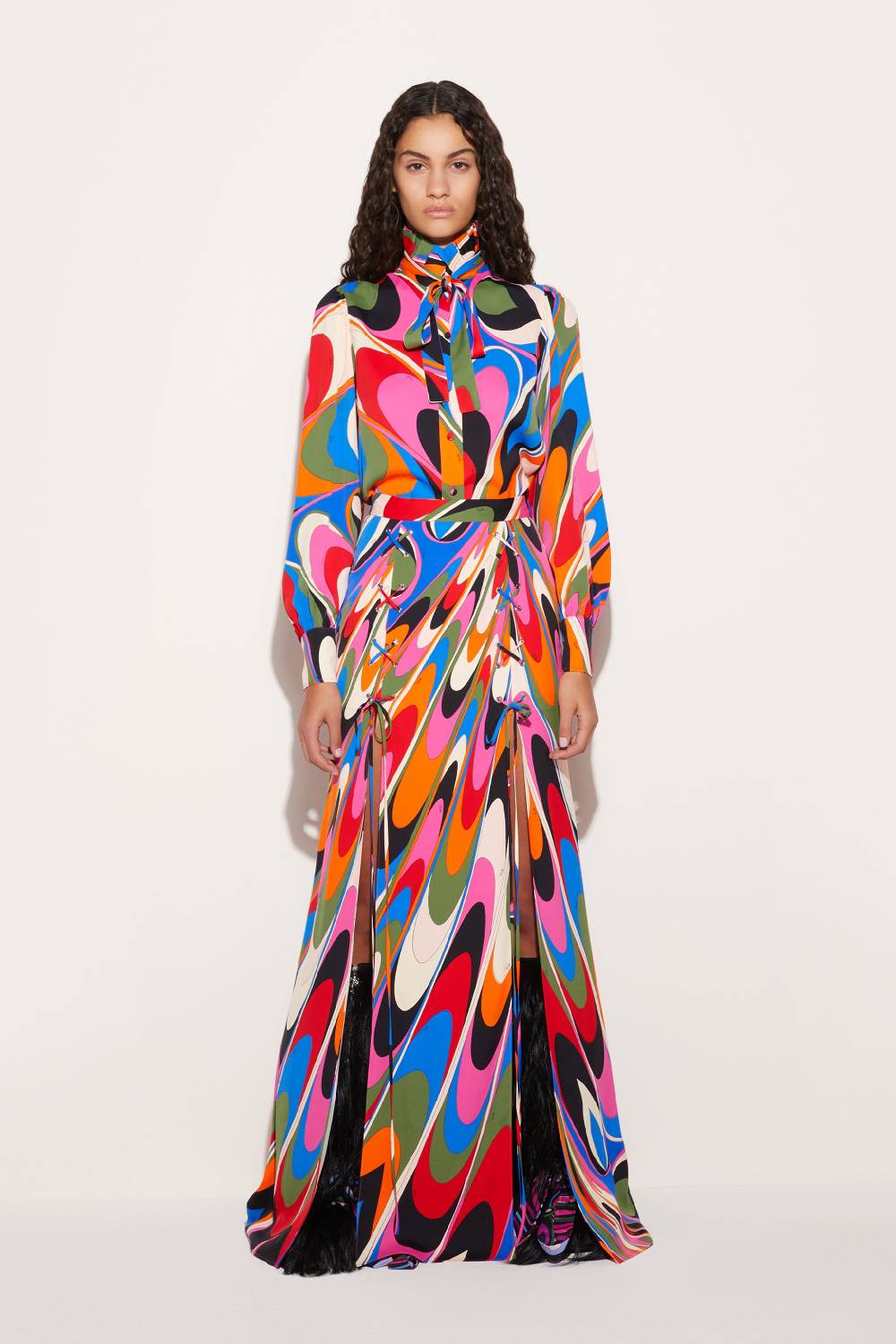 Pucci Camicia Con Stampa Onde