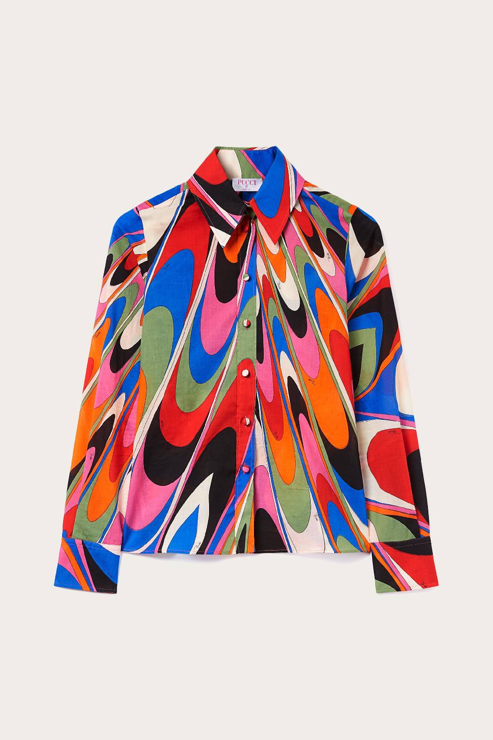 Pucci Camicia con stampa Onde