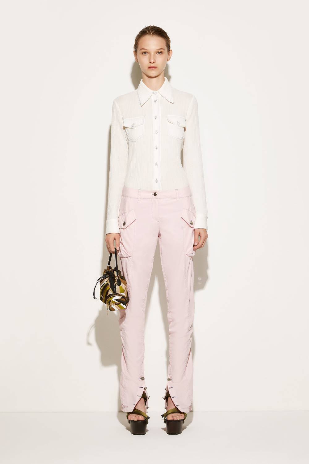 Pucci Camicia In Crepon Di Cotone