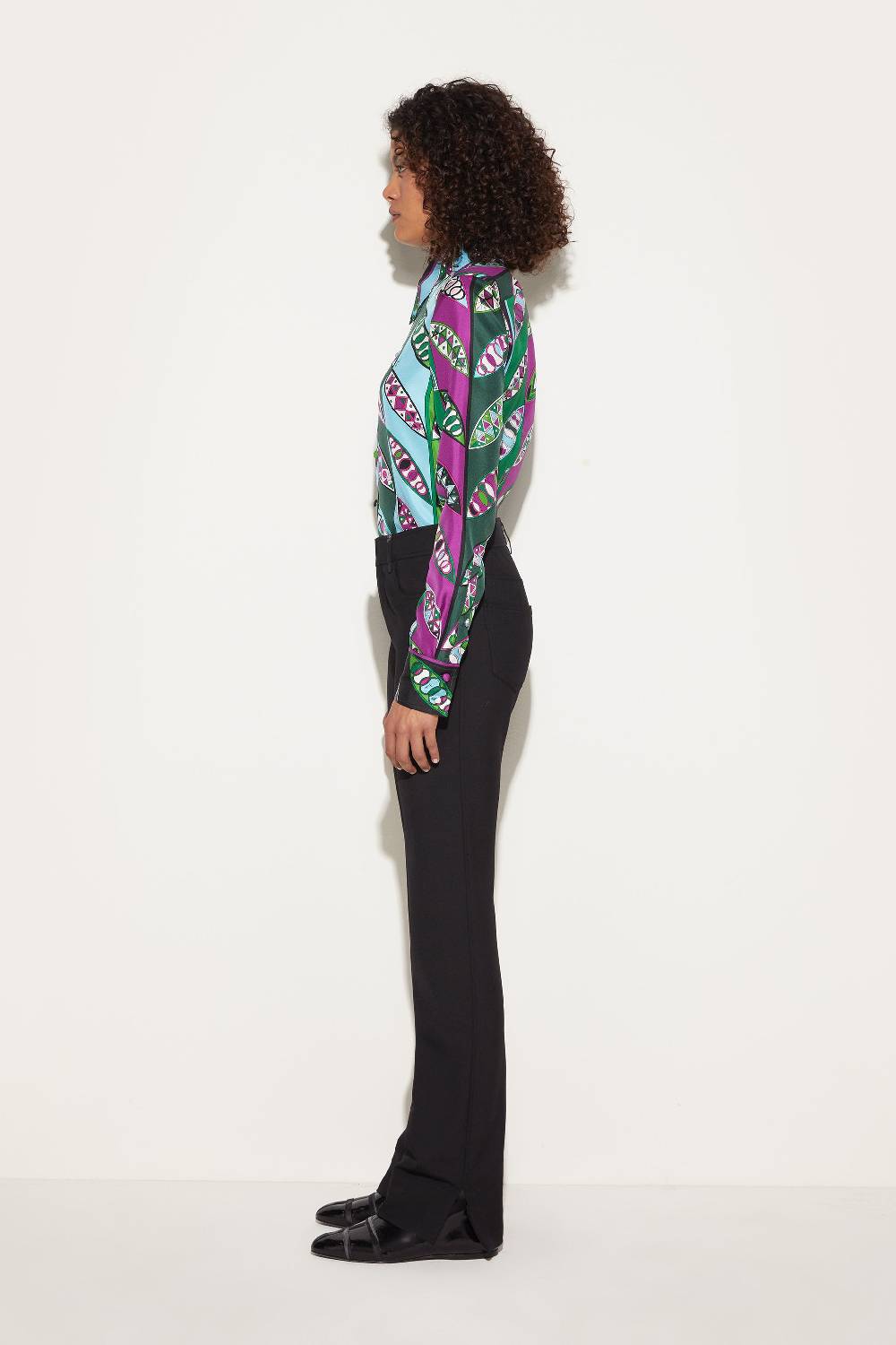 Pucci Camicia In Seta Con Stampa Girandole