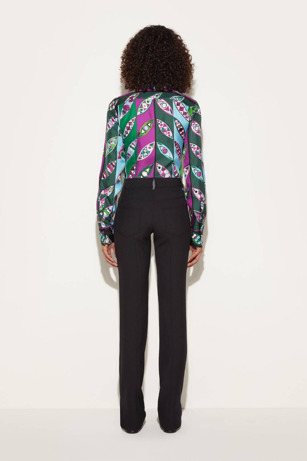 Pucci Camicia In Seta Con Stampa Girandole