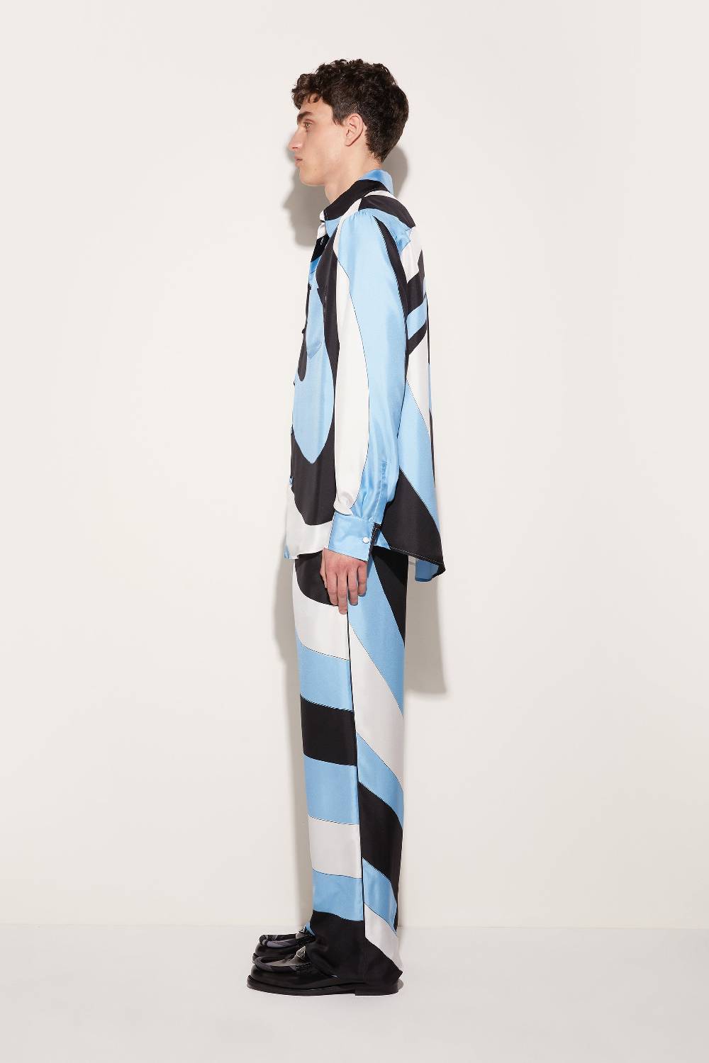 Pucci Camicia In Seta Con Stampa Iride