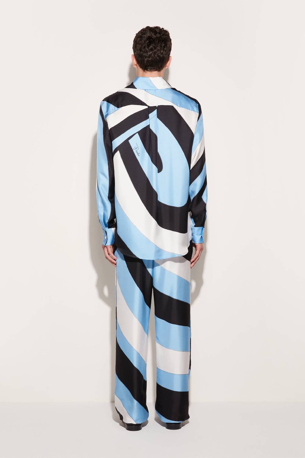 Pucci Camicia In Seta Con Stampa Iride