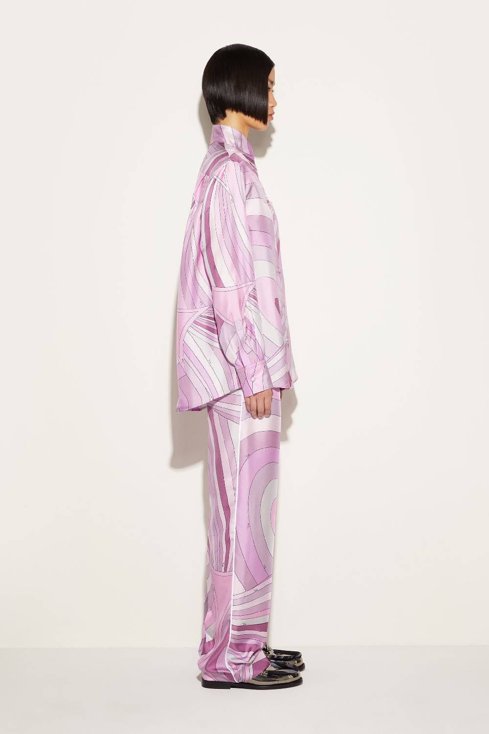 Pucci Camicia In Seta Con Stampa Iride