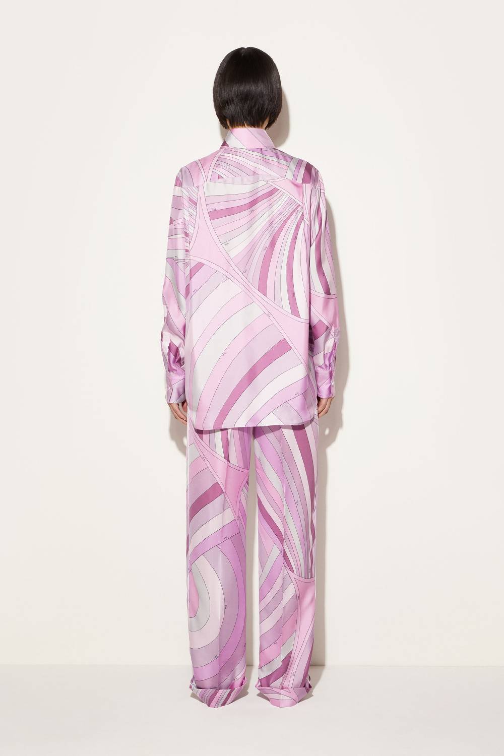 Pucci Camicia In Seta Con Stampa Iride