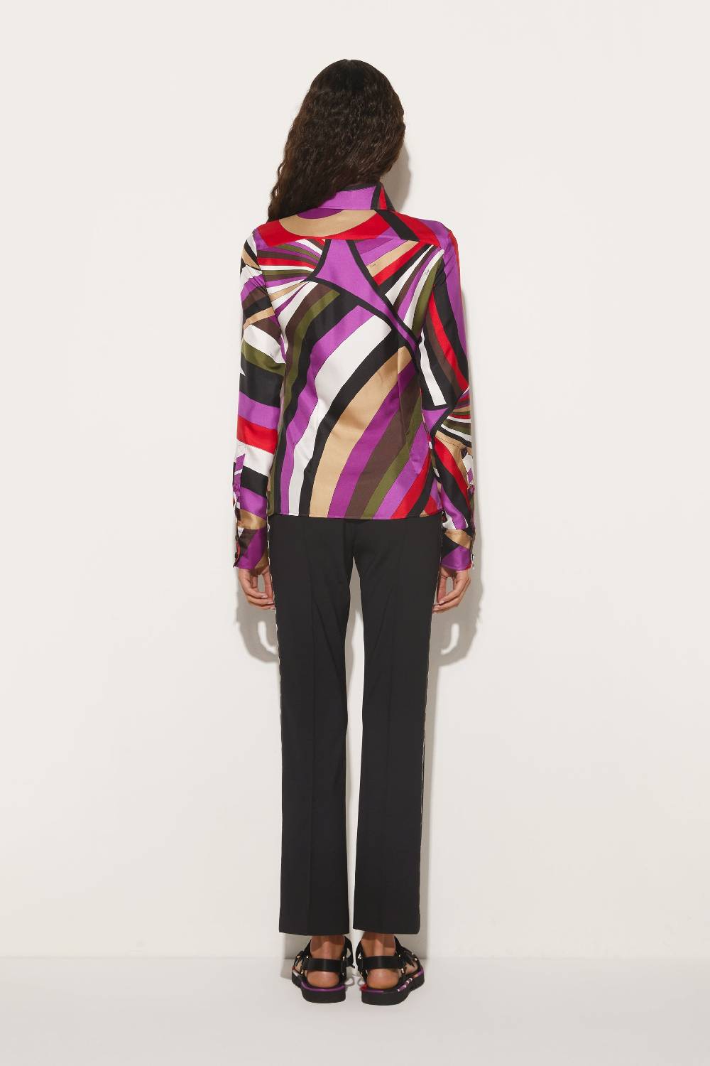 Pucci Camicia In Seta Con Stampa Iride