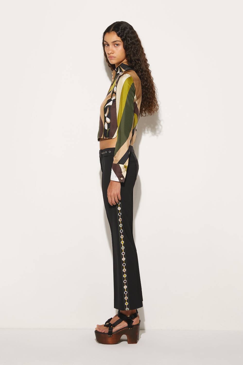 Pucci Camicia In Seta Con Stampa Pesci