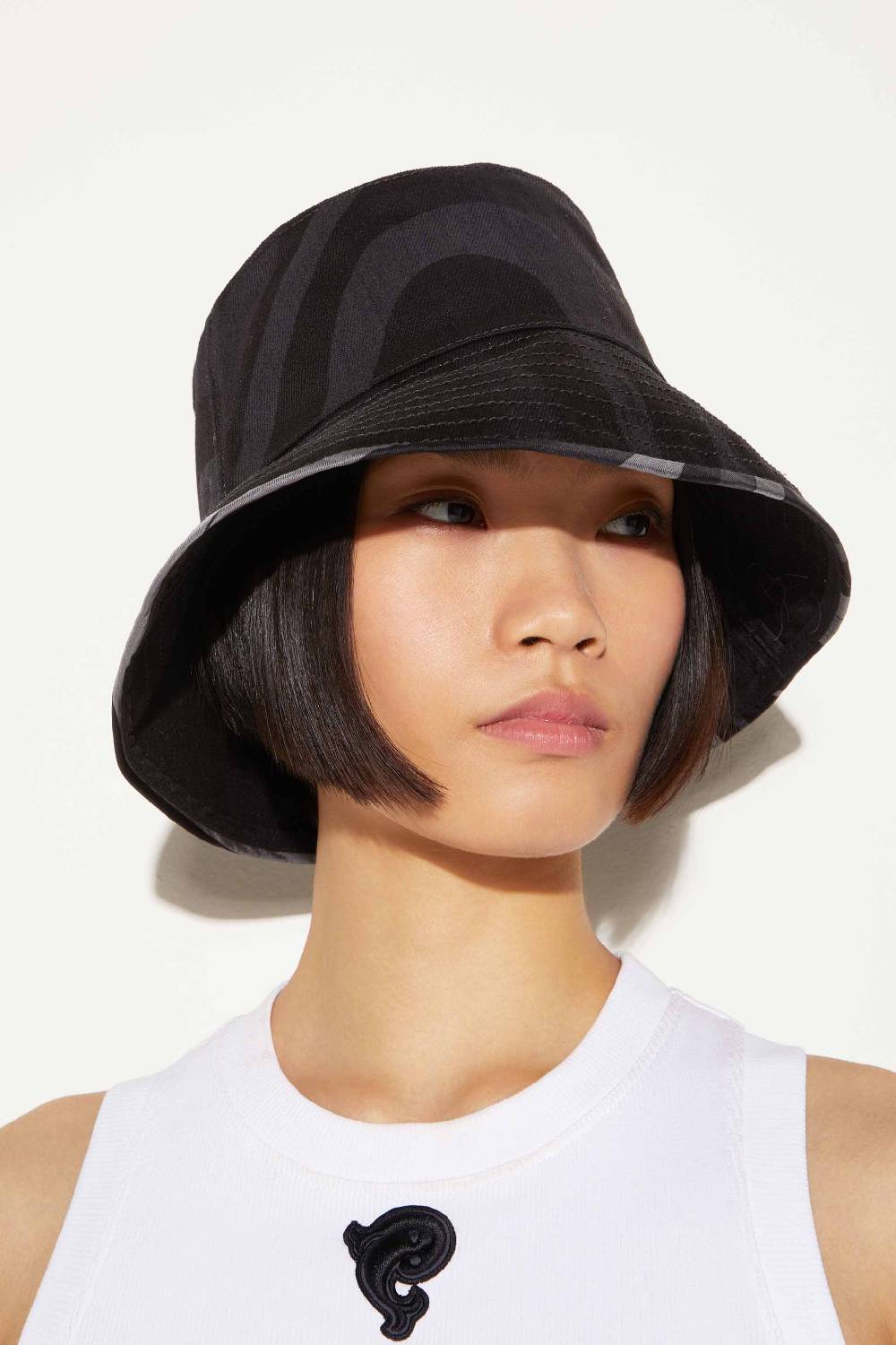 Pucci Cappello Da Pescatore Con Stampa Marmo