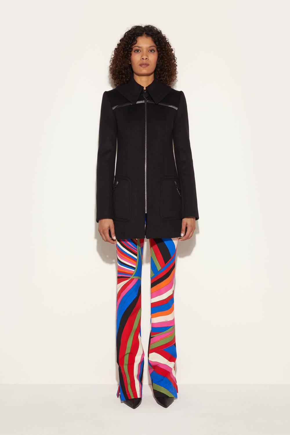 Pucci Cappotto Con Finiture Iride