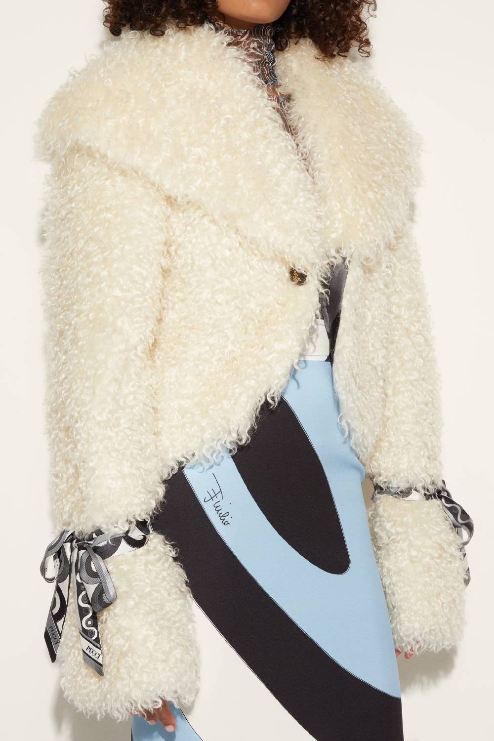 Pucci Cappotto In Shearling Sintetico