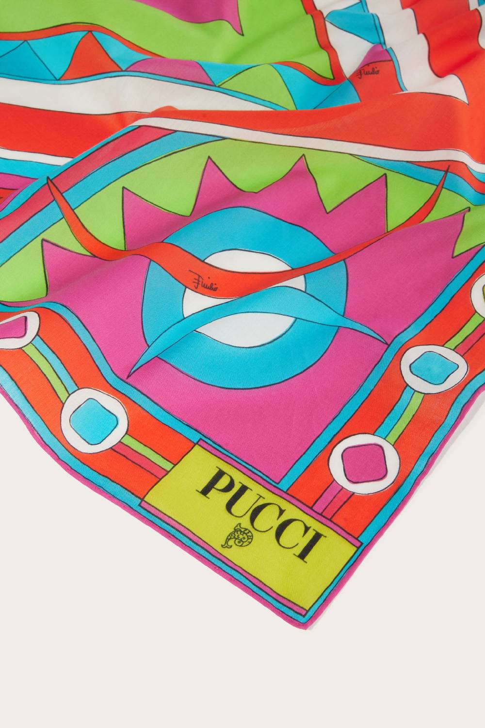 Pucci Carré Piccolo Con Stampa Vivara