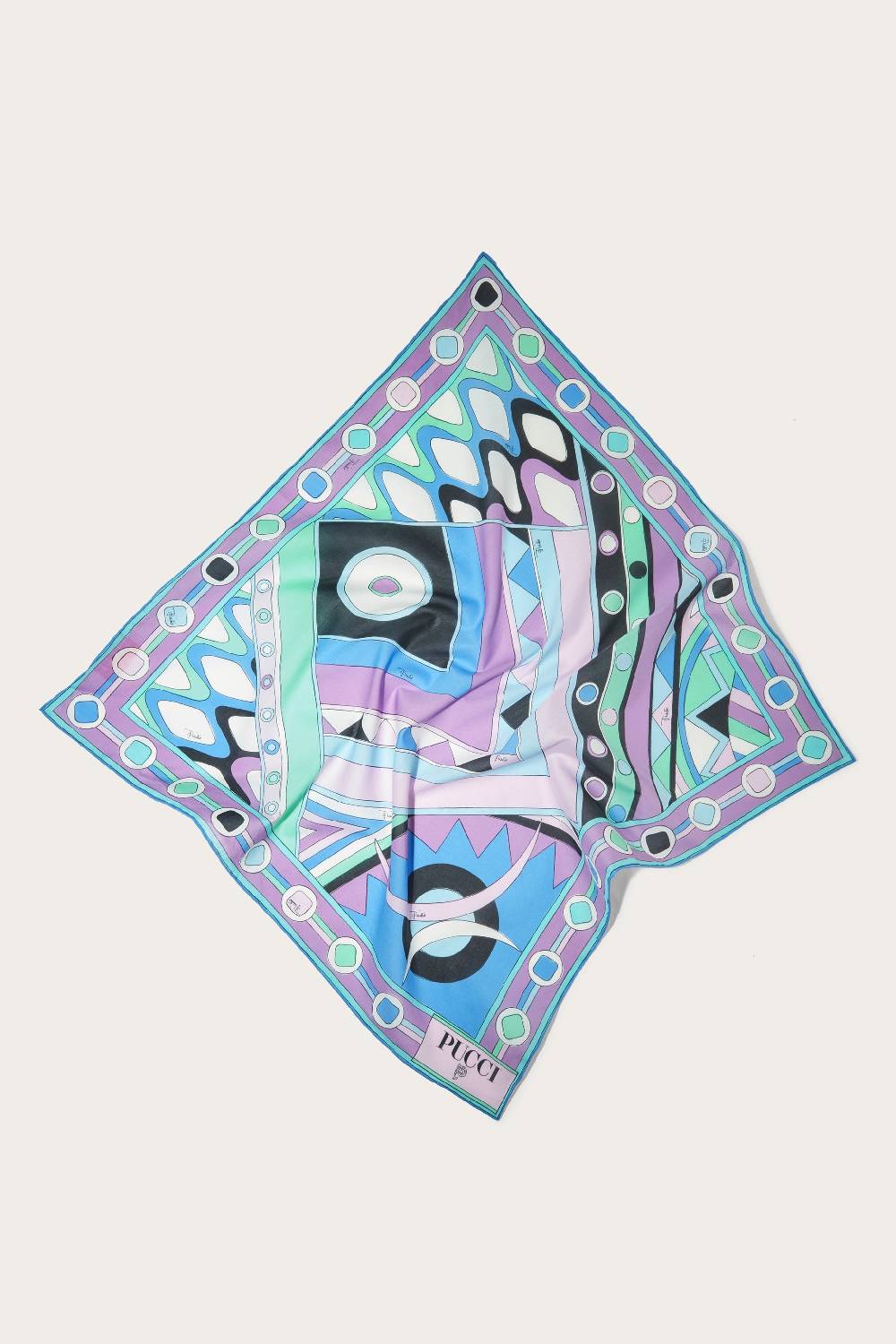 Pucci Carré piccolo con stampa Vivara