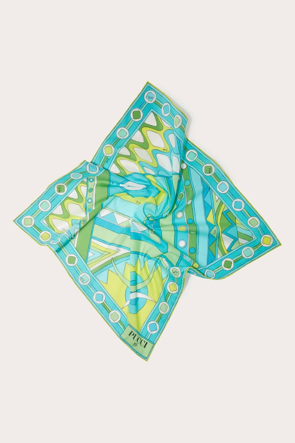 Pucci Carré piccolo con stampa Vivara