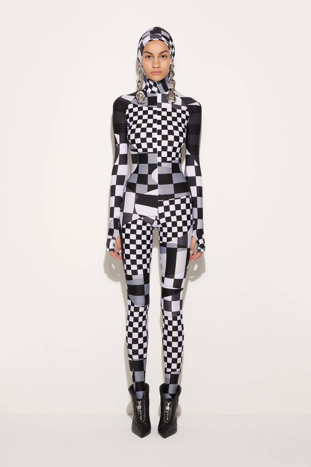 Pucci Catsuit Con Stampa Giardino