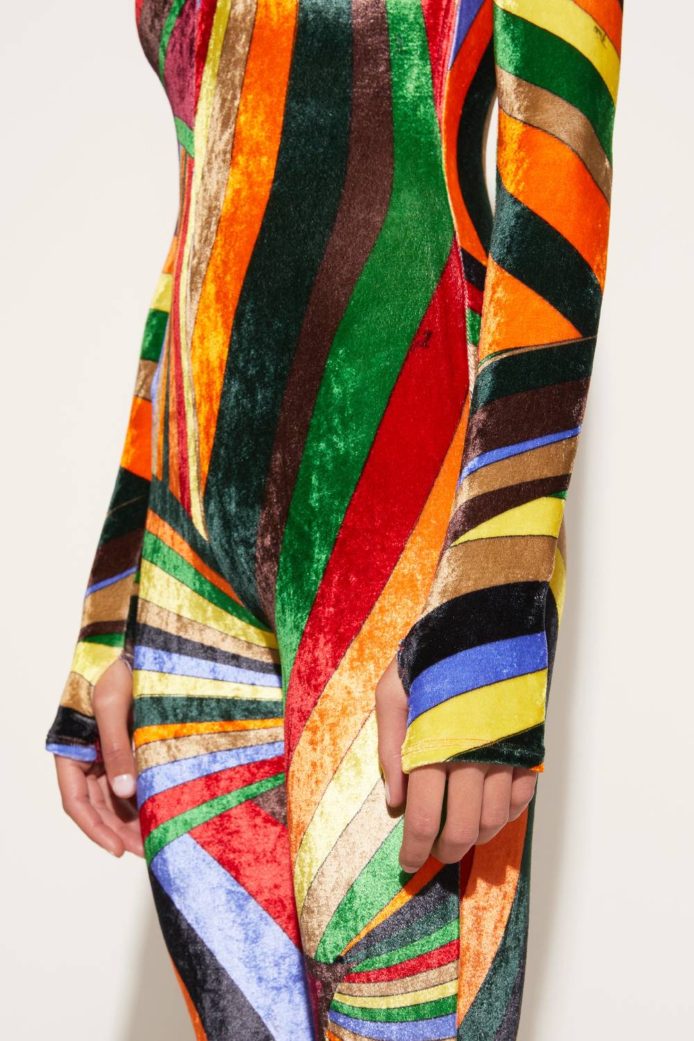 Pucci Catsuit Con Stampa Iride