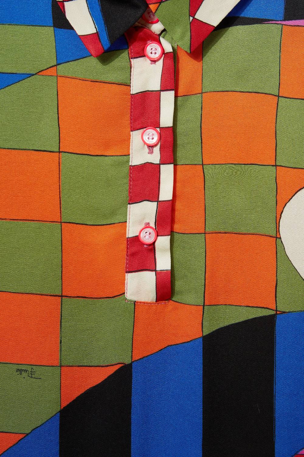 Pucci Chemisier Con Stampa Giardino