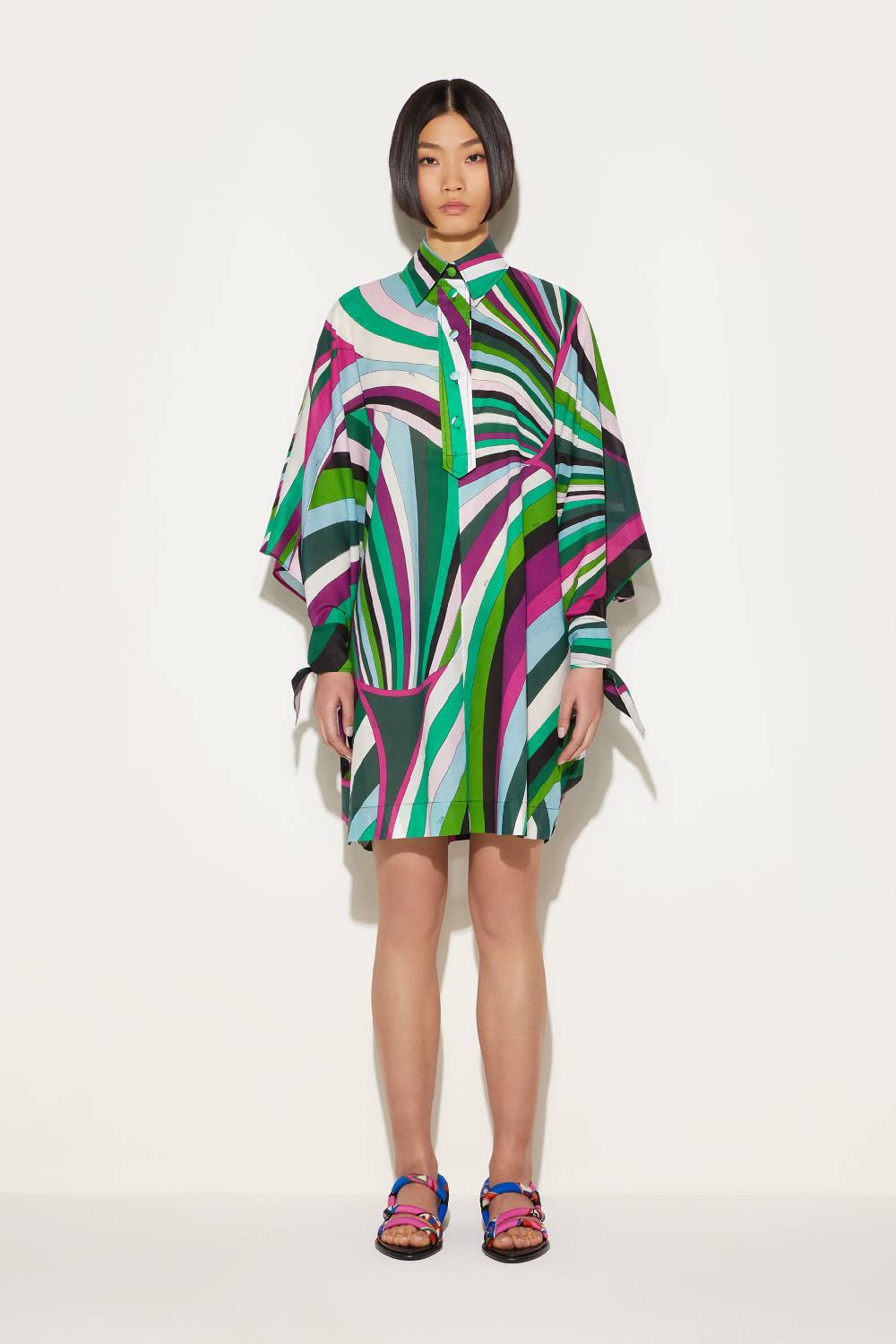 Pucci Chemisier Con Stampa Iride