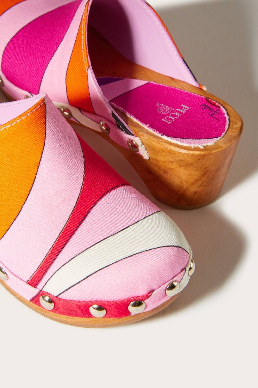 Pucci Clogs Con Stampa Marmo