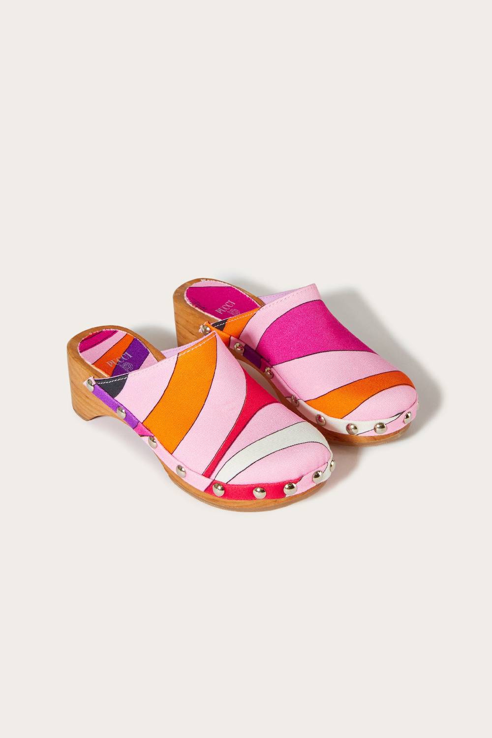 Pucci Clogs Con Stampa Marmo