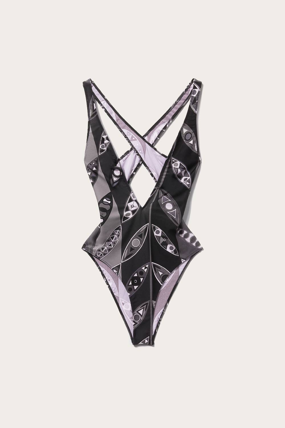 Pucci Costume con stampa Girandole e cut-out