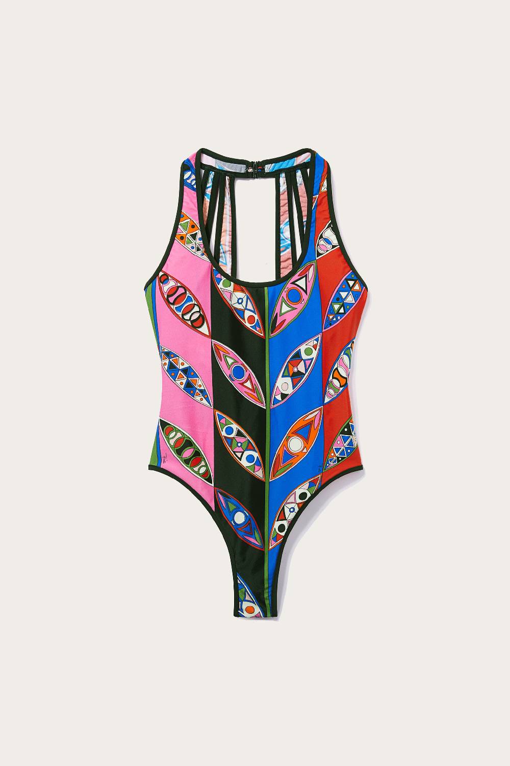 Pucci Costume con stampa Girandole e cut-out