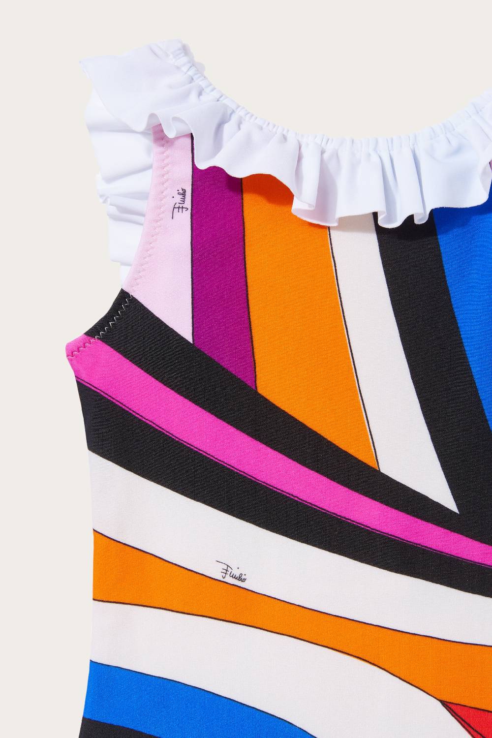 Pucci Costume Con Stampa Iride