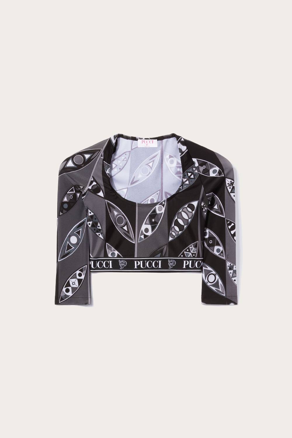 Pucci Crop top con stampa Girandole