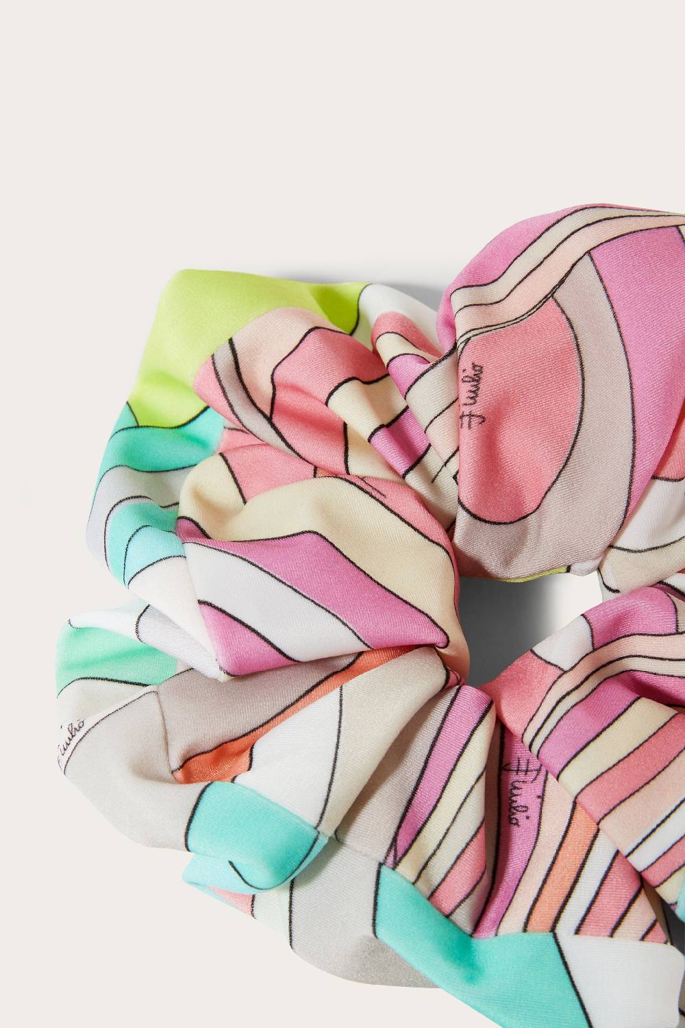 Pucci Elastico Per Capelli Con Stampa Iride