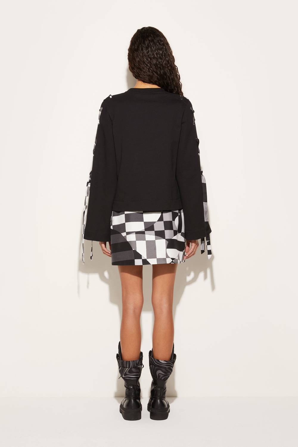 Pucci Felpa Con Inserti Giardino