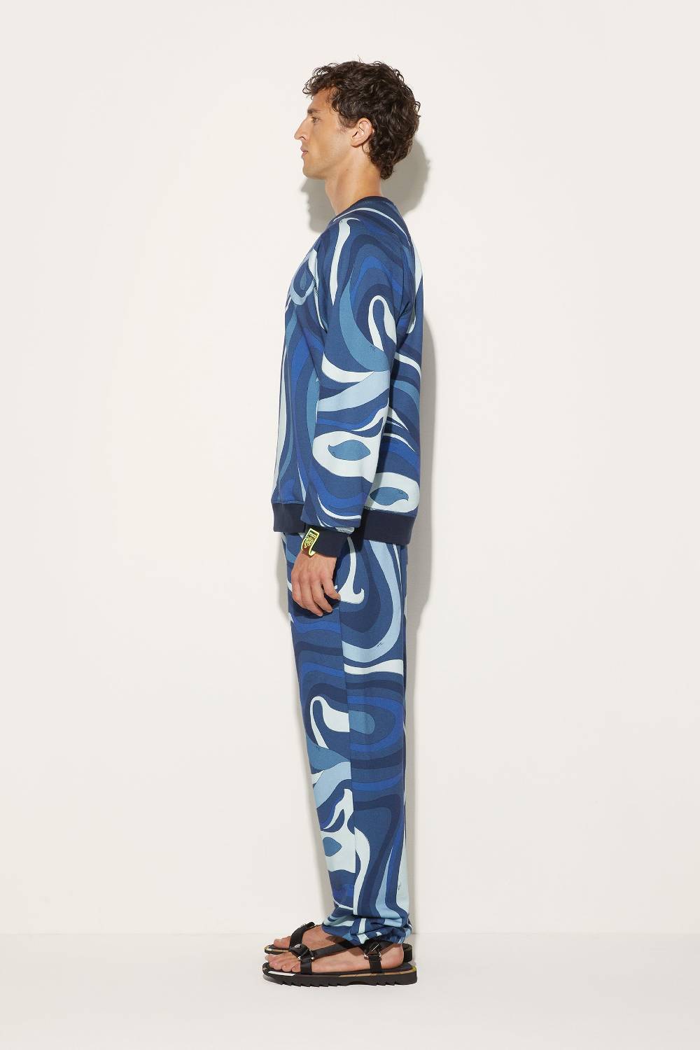 Pucci Felpa Con Stampa Marmo