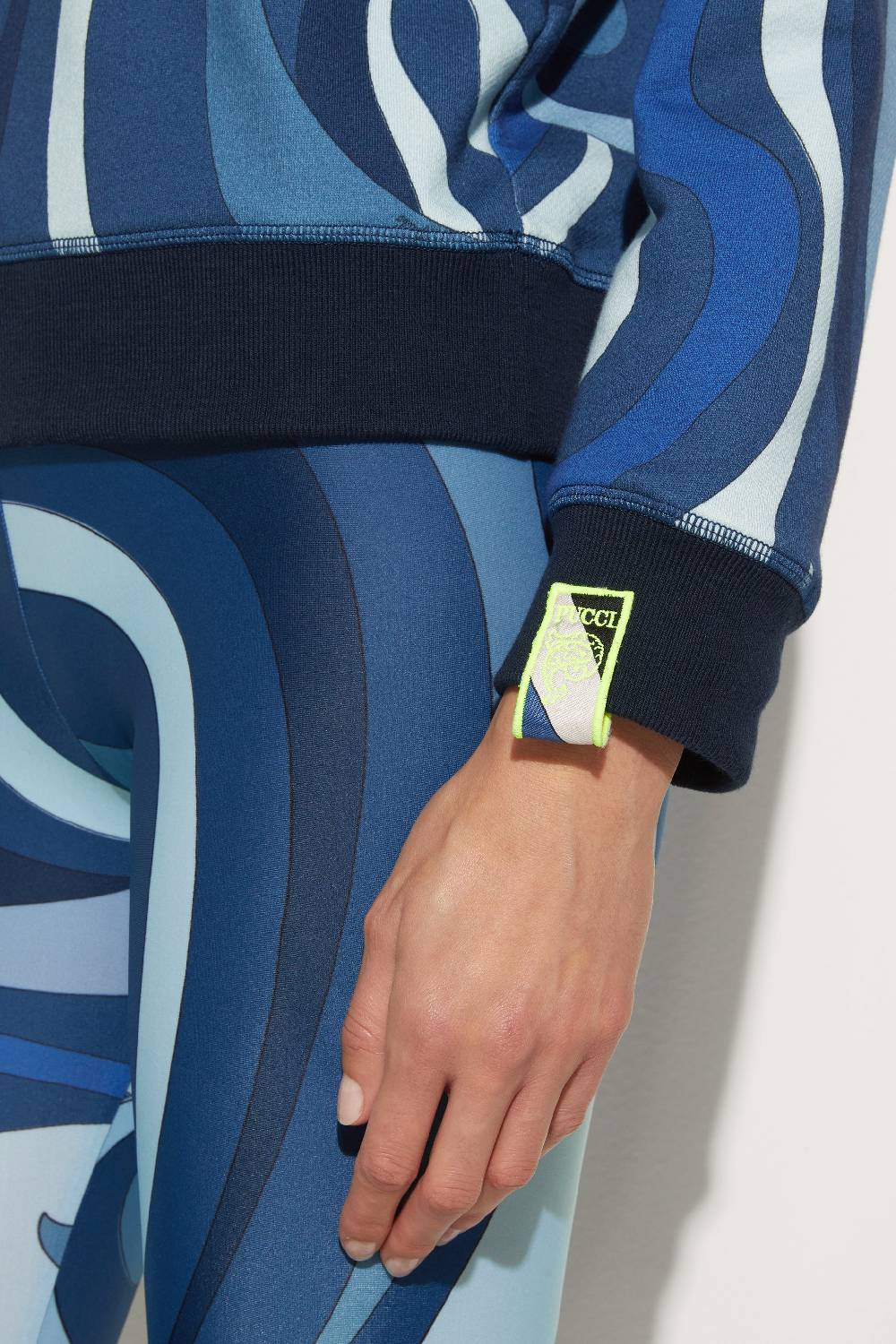 Pucci Felpa Con Stampa Marmo