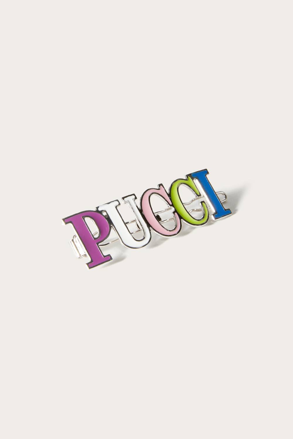 Pucci Fermaglio Con Logo