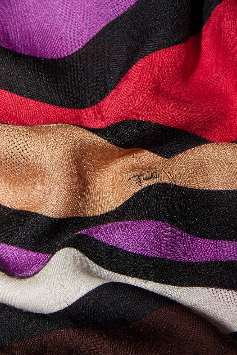 Pucci Foulard Grande Jacquard Con Motivo Marmo