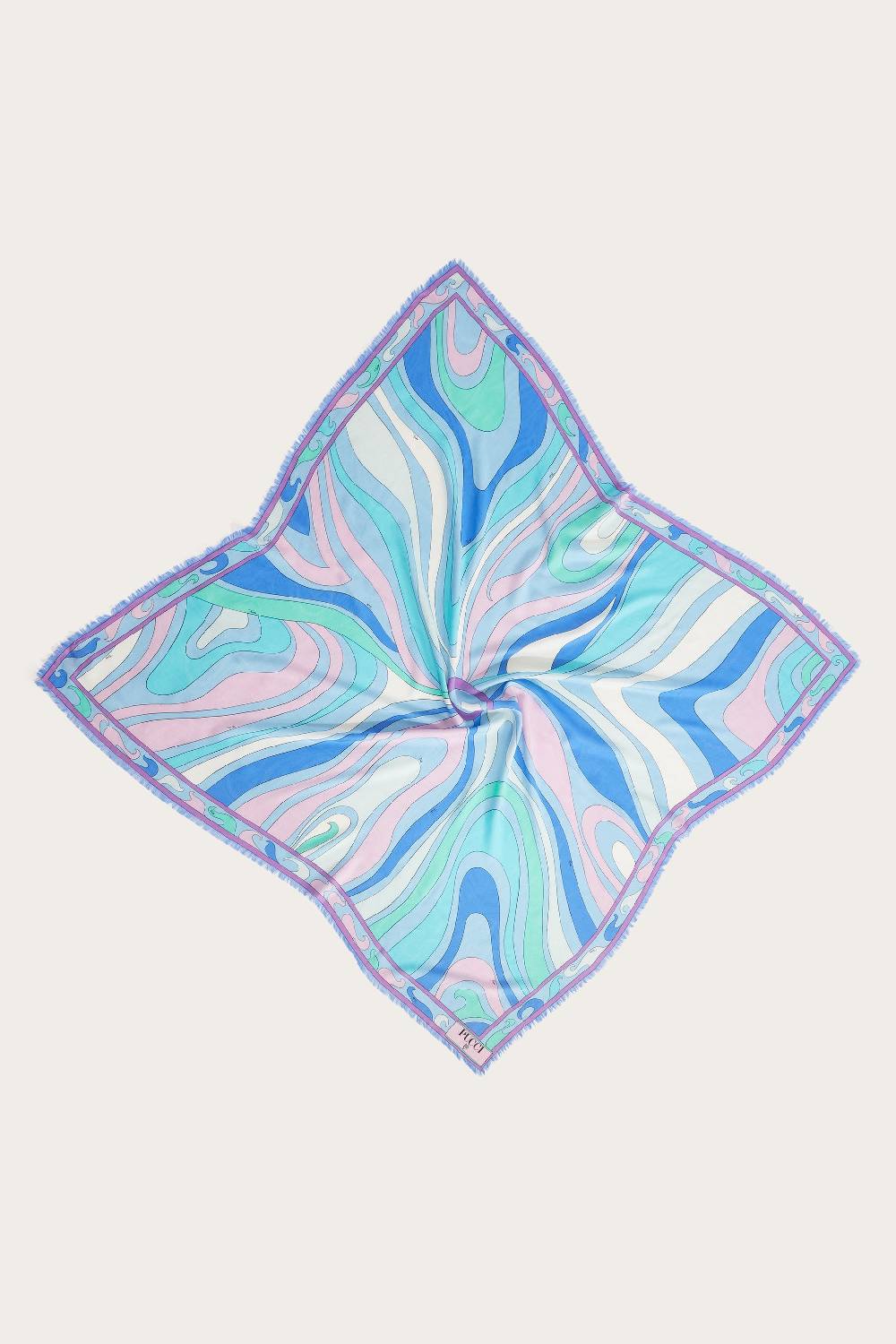 Pucci Foulard grande jacquard con motivo Marmo