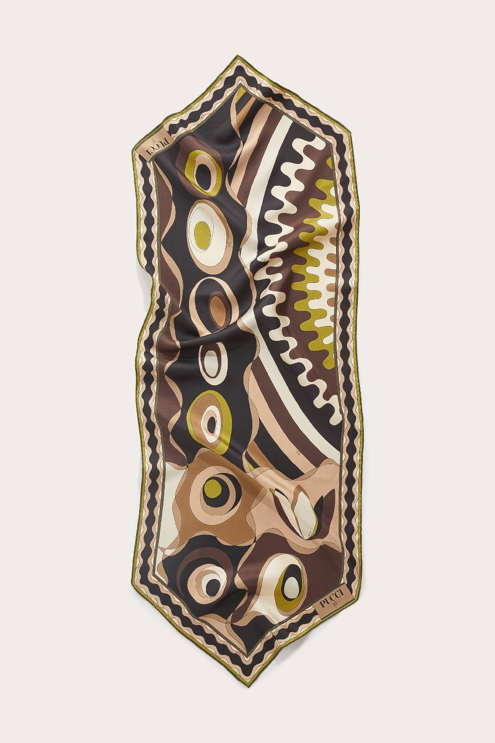 Pucci Foulard in seta con stampa Bersaglio