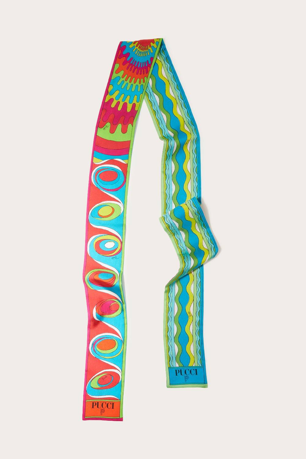 Pucci Foulard in seta con stampa Bersaglio