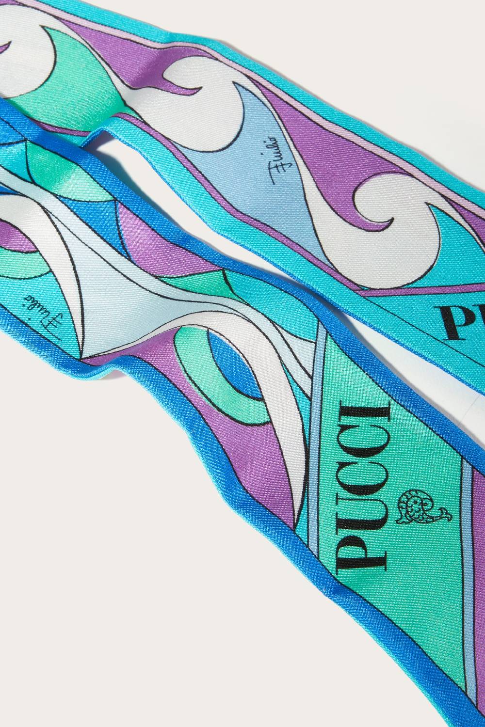 Pucci Foulard In Seta Con Stampa Rombi