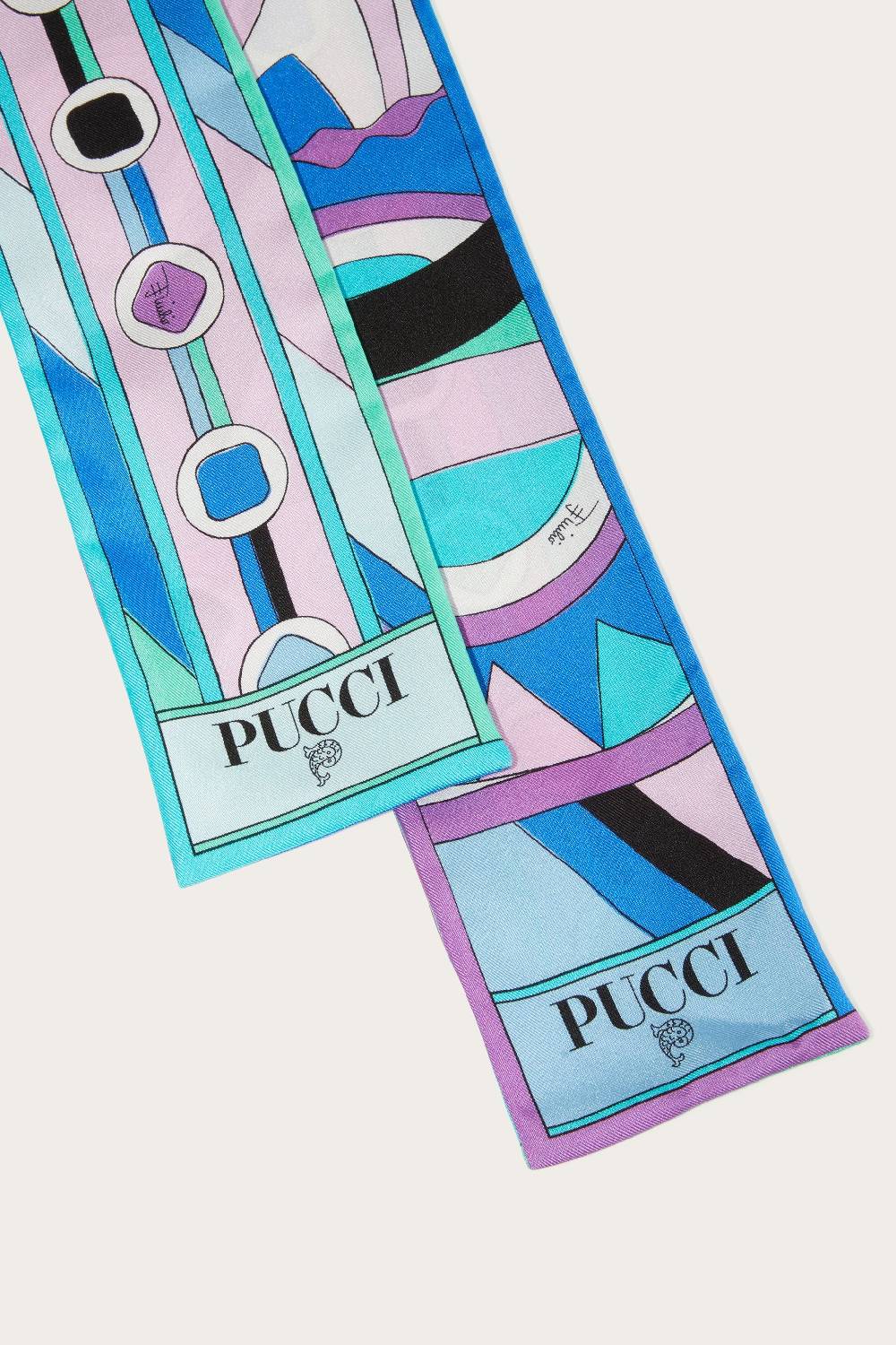 Pucci Foulard In Seta Con Stampa Vivara