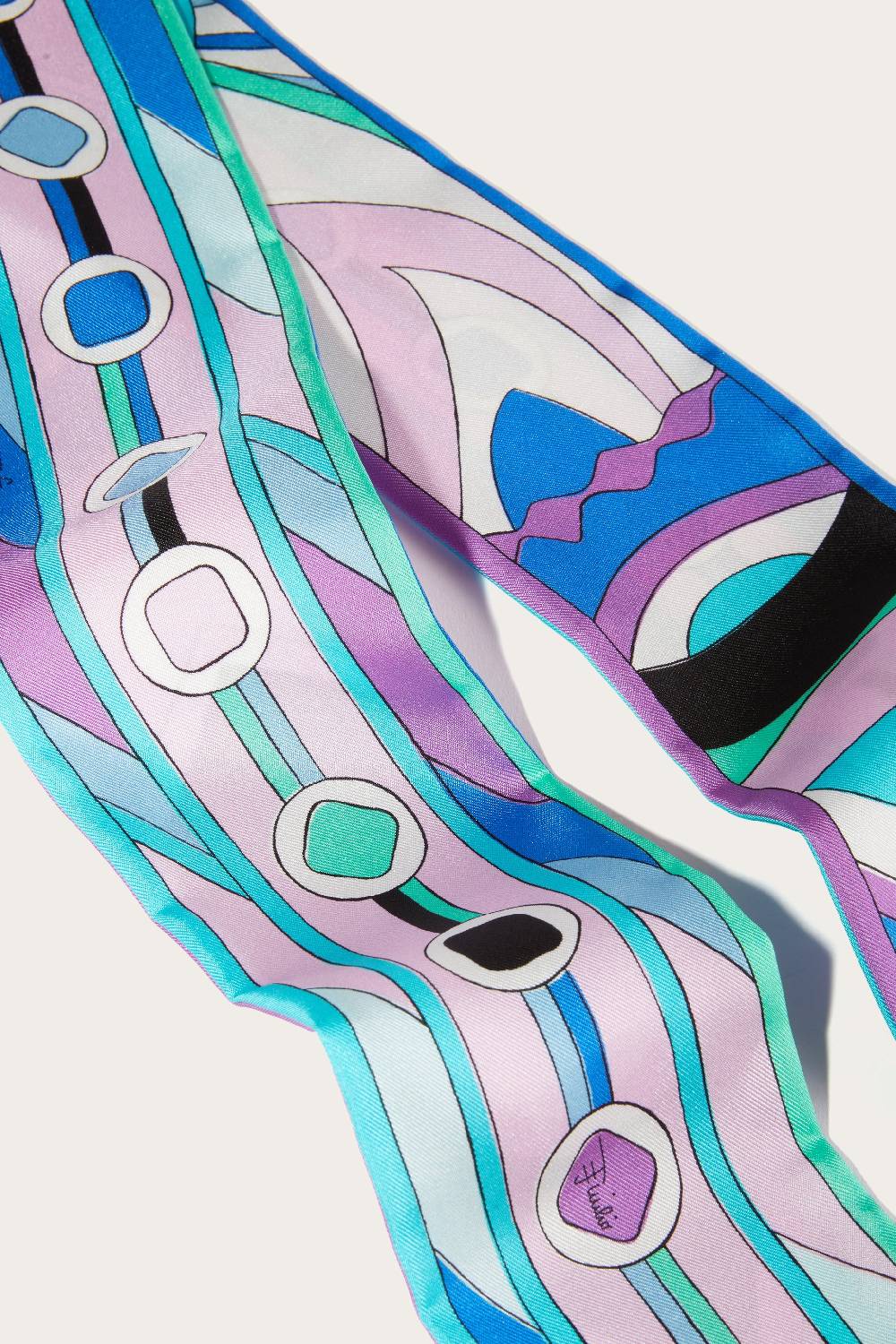Pucci Foulard In Seta Con Stampa Vivara
