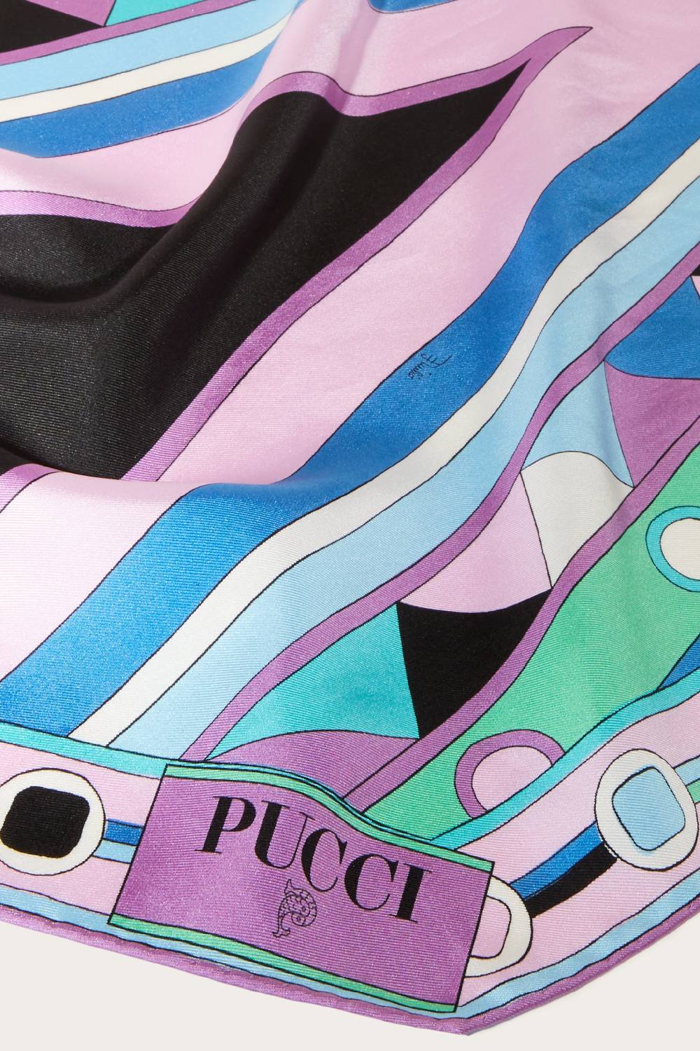Pucci Foulard In Seta Con Stampa Vivara