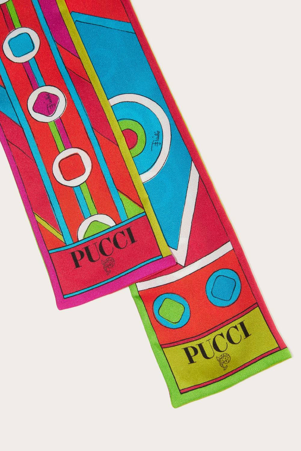 Pucci Foulard In Seta Con Stampa Vivara