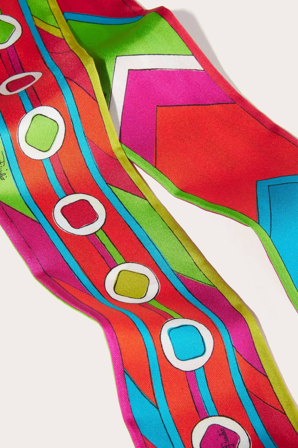Pucci Foulard In Seta Con Stampa Vivara